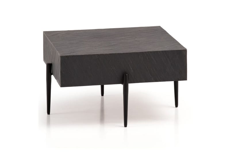 Sofabord Wohnling Massivt træ kvadratisk moderne stenlook moderne, undefined