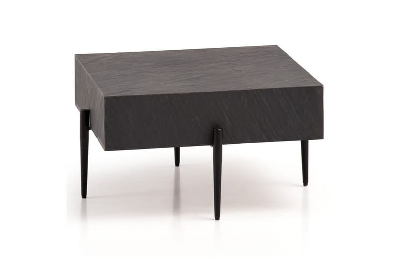 Sofabord Wohnling Massivt træ kvadratisk moderne stenlook moderne - Møbler - Borde - Sofabord