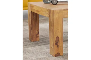Sofabord Wohnling Massivt træ landhus klassisk håndlavet 60x60 cm, Akacietræ - 60x60 cm, Akacietræ - Møbler - Borde - Sofabord