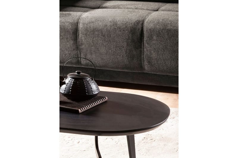 Sofabord Wohnling Massivt træ oval 86 cm Moderne - Møbler - Borde - Sofabord