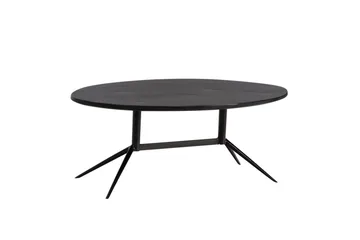 Sofabord Wohnling Massivt træ oval 90 cm Moderne - Møbler - Borde - Sofabord