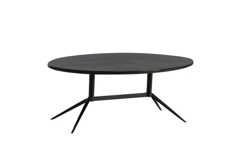 Sofabord Wohnling Massivt træ oval 90 cm Moderne, undefined