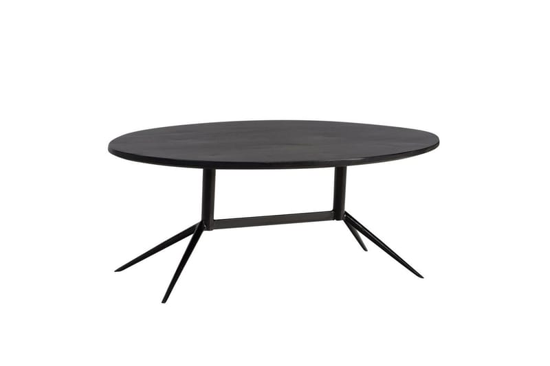 Sofabord Wohnling Massivt træ oval 90 cm Moderne - Møbler - Borde - Sofabord