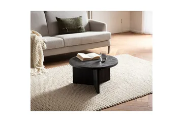 Sofabord Wohnling Massivt træ rund 60 cm klassisk bund landstil - Møbler - Borde - Sofabord