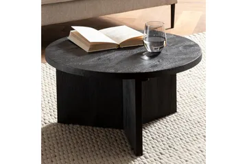 Sofabord Wohnling Massivt træ rund 60 cm klassisk bund landstil - Møbler - Borde - Sofabord