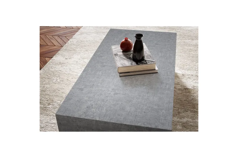 Sofabord Wohnling Monobloc betonlook grå moderne - Møbler - Borde - Sofabord