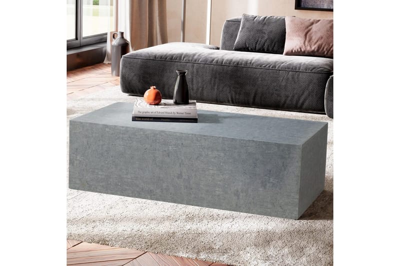 Sofabord Wohnling Monobloc betonlook grå moderne - Møbler - Borde - Sofabord
