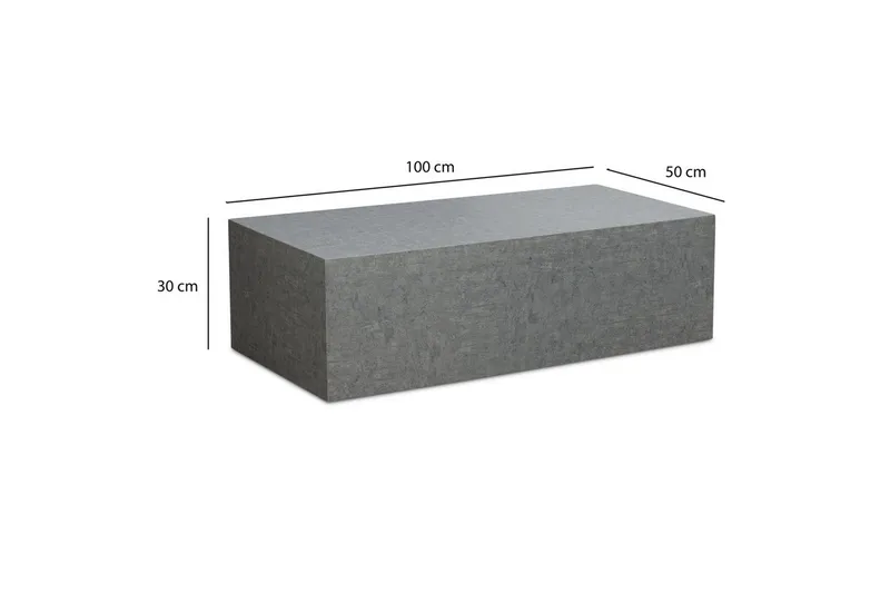 Sofabord Wohnling Monobloc betonlook grå moderne - Møbler - Borde - Sofabord