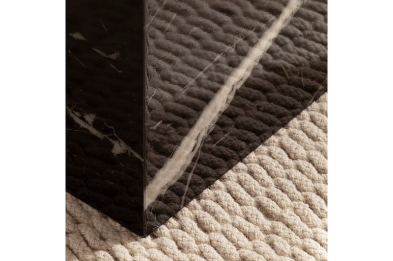 Sofabord Wohnling MONOBLOC marmorkig 40x40x45 cm, moderne stil Marmor sort - Marmor sort - Møbler - Borde - Sofabord