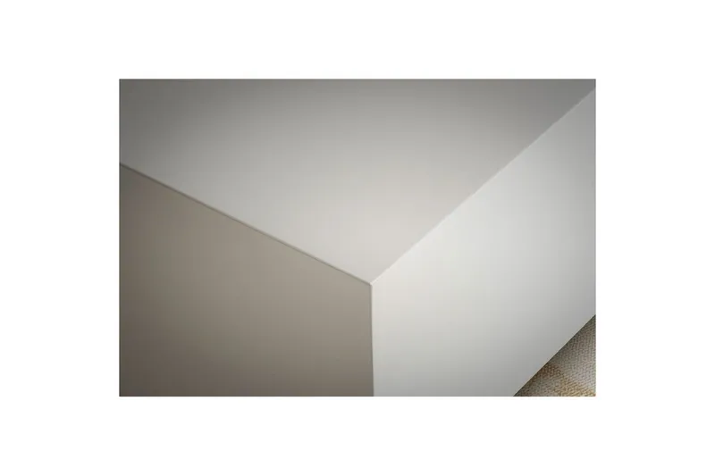 Sofabord Wohnling MONOBLOC moderne look, 60x60x35 cm, løberben Hvid - Hvid - Møbler - Borde - Sofabord