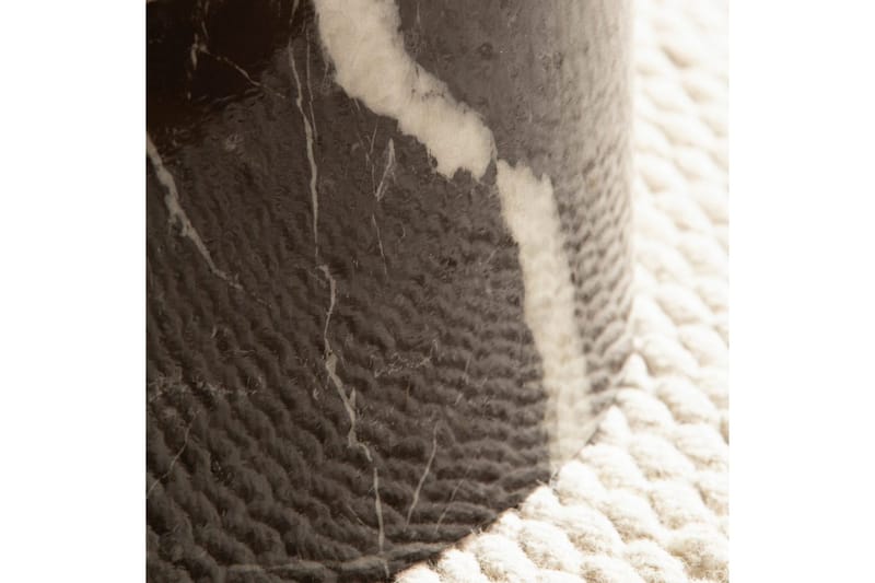 Sofabord Wohnling MONOBLOC rundt 60 cm, moderne stil Marmor sort - Marmor sort - Møbler - Borde - Sofabord