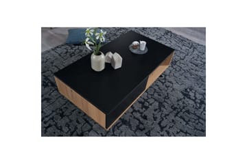 Sofabord Wohnling Rektangulær MDF eg look med stor skuffe bakke moderne look - Møbler - Borde - Sofabord