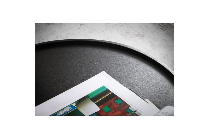 Sofabord Wohnling Rund 60 cm champignon look metal moderne look - Møbler - Borde - Sofabord