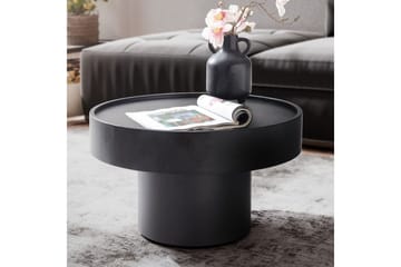 Sofabord Wohnling Rund 60 cm champignon look metal moderne look - Møbler - Borde - Sofabord