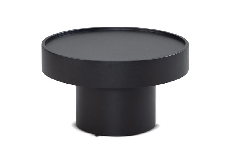 Sofabord Wohnling Rund 60 cm champignon look metal moderne look, undefined