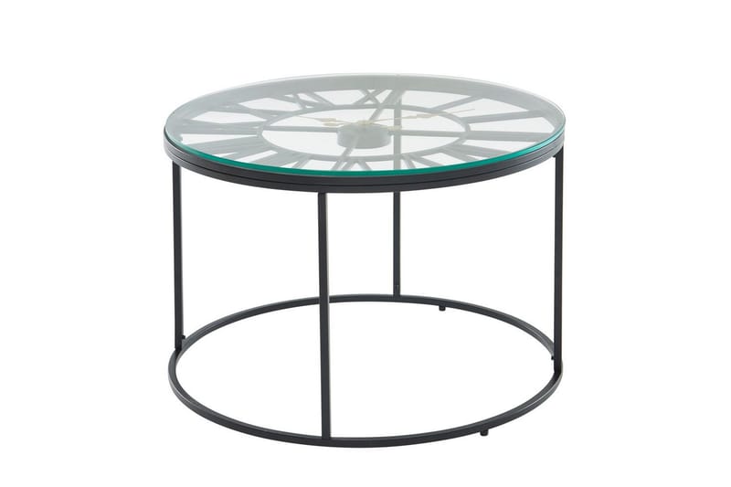 Sofabord Wohnling Rund 60 cm sikkerhedsglas ur stil - Møbler - Borde - Sofabord