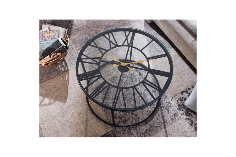 Sofabord Wohnling Rund 60 cm sikkerhedsglas ur stil - Møbler - Borde - Sofabord