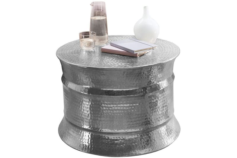 Sofabord Wohnling Rund Hamret Aluminium Overflade Lakeret Orientalsk - Møbler - Borde - Sofabord