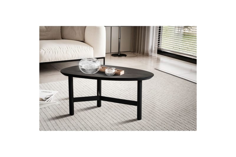 Sofabord Wohnling Solidtræ nyreformet 3-benet ramme moderne - Møbler - Borde - Sofabord