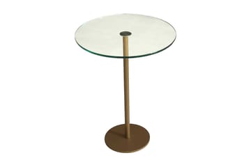 Yggersryd Sofabord 40x50x40 cm Rundt - Guld - Møbler - Borde - Sofabord
