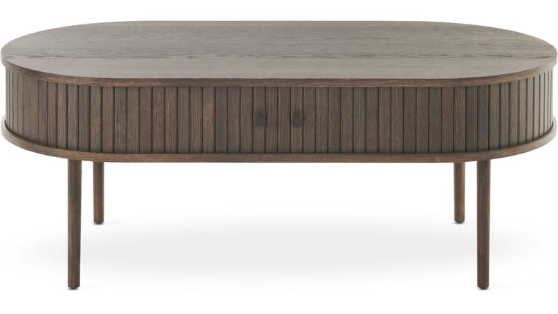 Sofabord Yngvar 120x60 cm, Brunlakeret eg