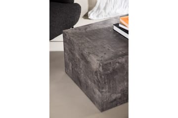 York High Travertin Sofabord 80 cm - Mørkegrå - Møbler - Borde - Sofabord