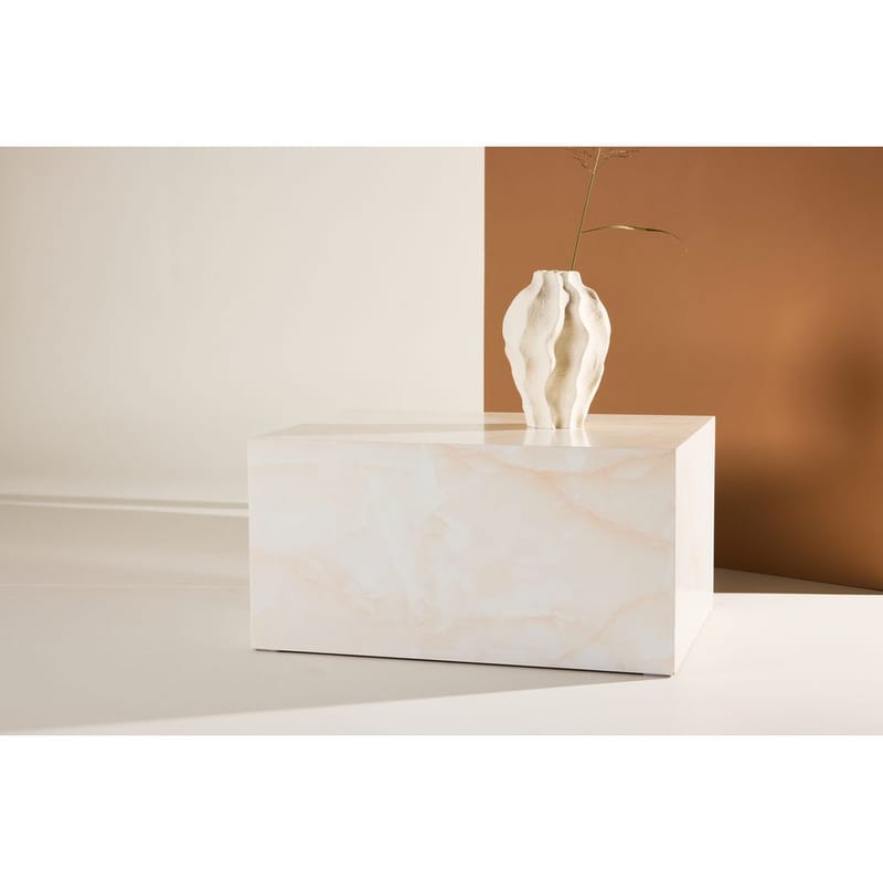 Sofabord York - Lysegul, 80 x 60 - Møbler - Borde - Sofabord