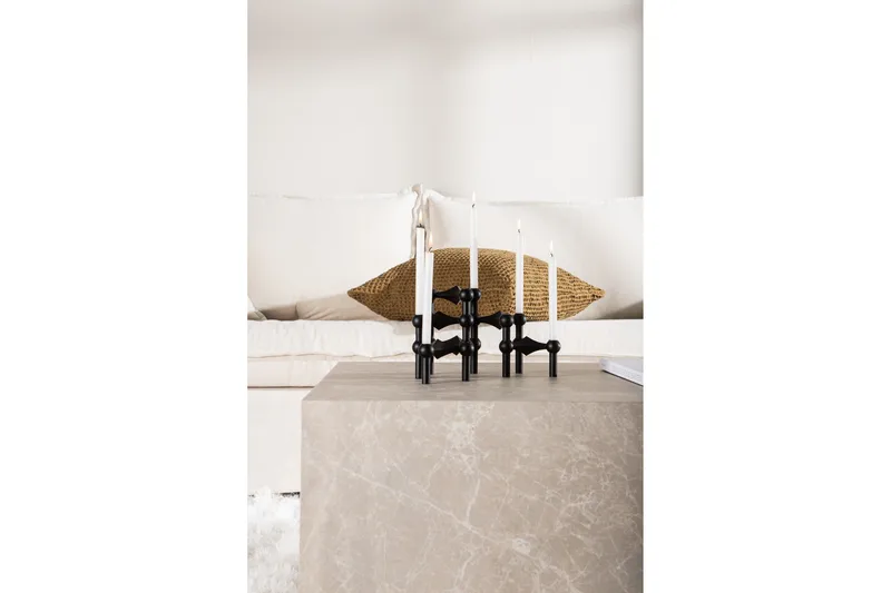 York Travertin Sofabord 80x60x40 cm - Beige - Møbler - Borde - Sofabord