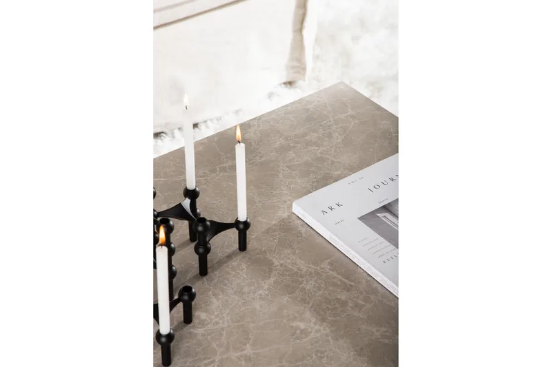 York Travertin Sofabord 80x60x40 cm - Beige - Møbler - Borde - Sofabord