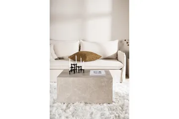York Travertin Sofabord 80x60x40 cm - Beige - Møbler - Borde - Sofabord