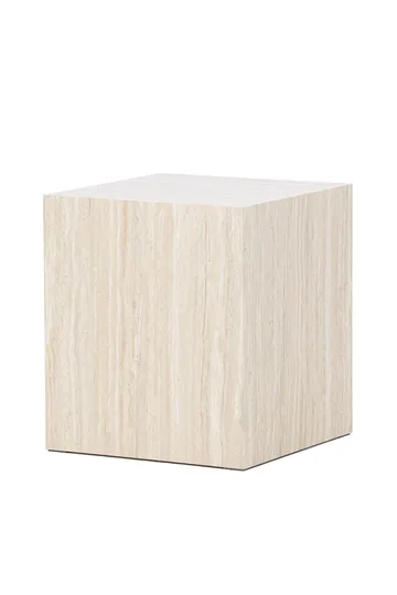 Sofabord Peach York sofabord 45x40x40 cm - Travertin-look Beige - Møbler - Borde - Sofabord