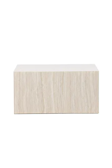 Sofabord Peach York sofabord 40x60x80 cm - Travertin-look Beige - Møbler - Borde - Sofabord