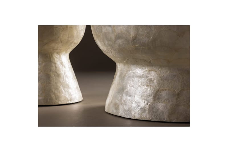 Sofabordssæt VIND Sandön 2 stk Runde 70 cm/40 cm Lysgrå - Møbler - Borde - Sofabord