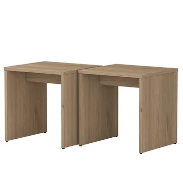 Sofabordssæt Wallxpert Cleo Shelf (90 x 44,8 x 40 cm) Travertin - Travertin - Møbler - Borde - Sofabord