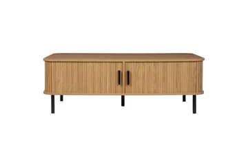 Soffbord Beliani Bradley Light wood||Black - Møbler - Borde - Sofabord