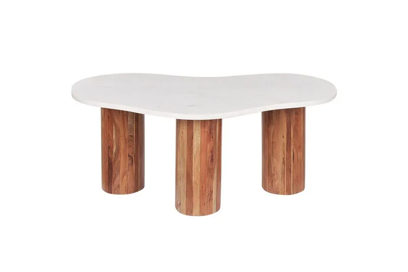 Soffbord Beliani Casablanca White||Light wood, undefined