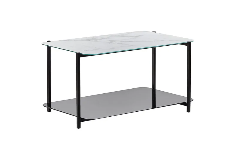 Soffbord Beliani Gloster Black||White, undefined
