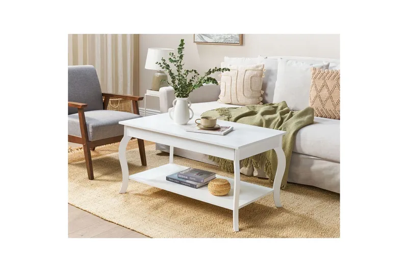 Soffbord Beliani Hartford White - Møbler - Borde - Sofabord