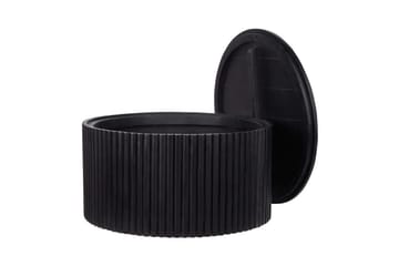 Soffbord Beliani Kirkwood Ljus trä Black - Møbler - Borde - Sofabord