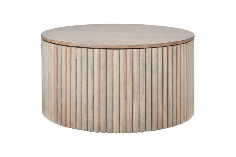 Soffbord Beliani Kirkwood Ljus trä Light wood - Møbler - Borde - Sofabord