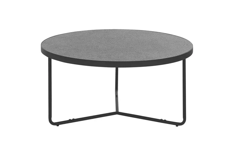 Soffbord Beliani Melody 80x80x40 cm Grey||Black, undefined