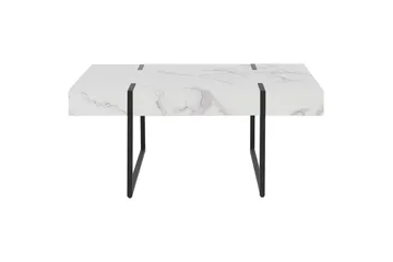 Soffbord Beliani Merced White||Black - Møbler - Borde - Sofabord