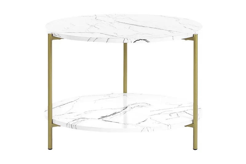 Soffbord Beliani Reva White||GOLD, undefined