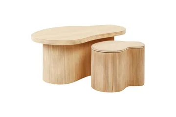Soffbord Beliani Salanti Natural - Møbler - Borde - Sofabord