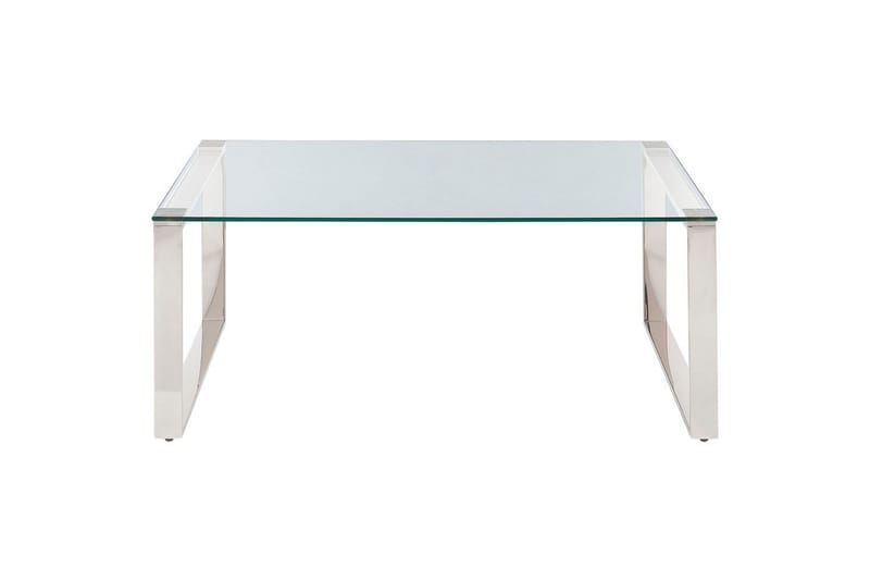 Soffbord Beliani Tilon Guld/transparent Silver||Transparent - Møbler - Borde - Sofabord