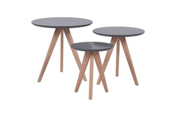 Soffbord Beliani Vegas Grey||Light wood - Møbler - Borde - Sofabord