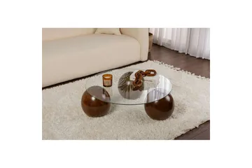 Soffbord Nordure Sibas Soffbord 85 cm Brun - Møbler - Borde - Sofabord