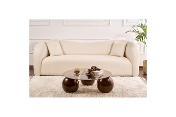 Soffbord Nordure Sibas Soffbord 85 cm Brun - Møbler - Borde - Sofabord