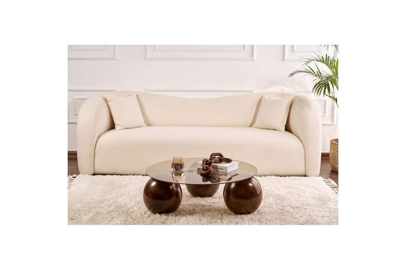 Soffbord Nordure Sibas Soffbord 85 cm Brun - Møbler - Borde - Sofabord