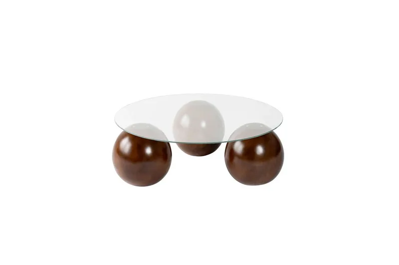 Soffbord Nordure Sibas Soffbord 85 cm Brun - Møbler - Borde - Sofabord